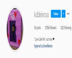 Jaden loves to be known by Kiddelarosa name digitally or on social media after changing and setting up different username he has finally stuck on this